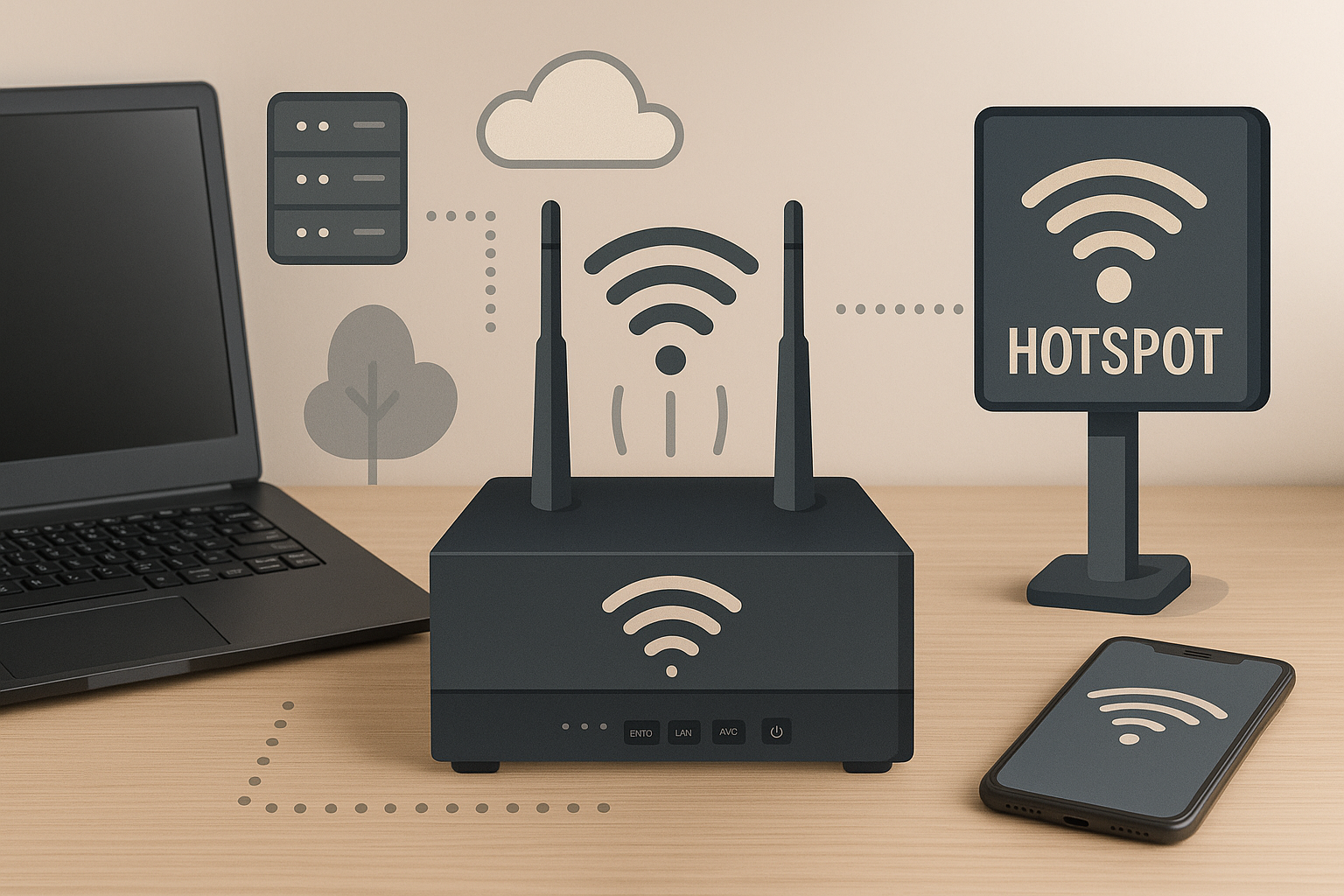 Wireless Network System with Hotspot Supply and Installation
